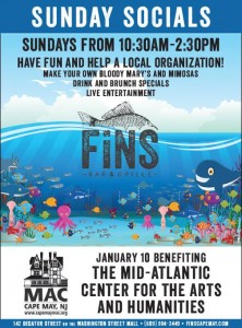Fins Bar and Grill Cape May Sunday Socials