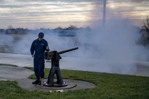 Coast Guard Training Center Cape May Honors Passing of former President George H.W. Bush